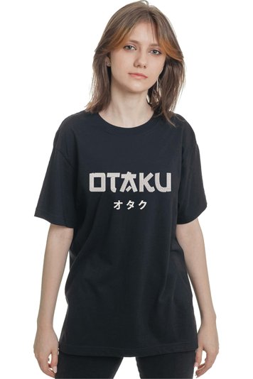 Футболка з вишивкою "Отаку", жіноча, чорна, XS, Embroshop FAU005-0100 фото