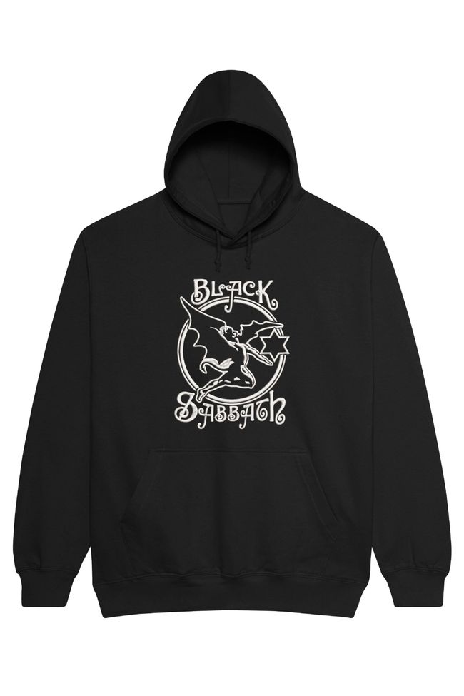 Худі з вишивкою "Fallen Angel, Black Sabbath es", чоловіче, чорне, XS, Embroshop HM017M-0100 фото