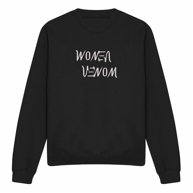 Світшот з вишивкою "Women - venom", жіночий, чорний, M, Embroshop ea022u-s113 фото