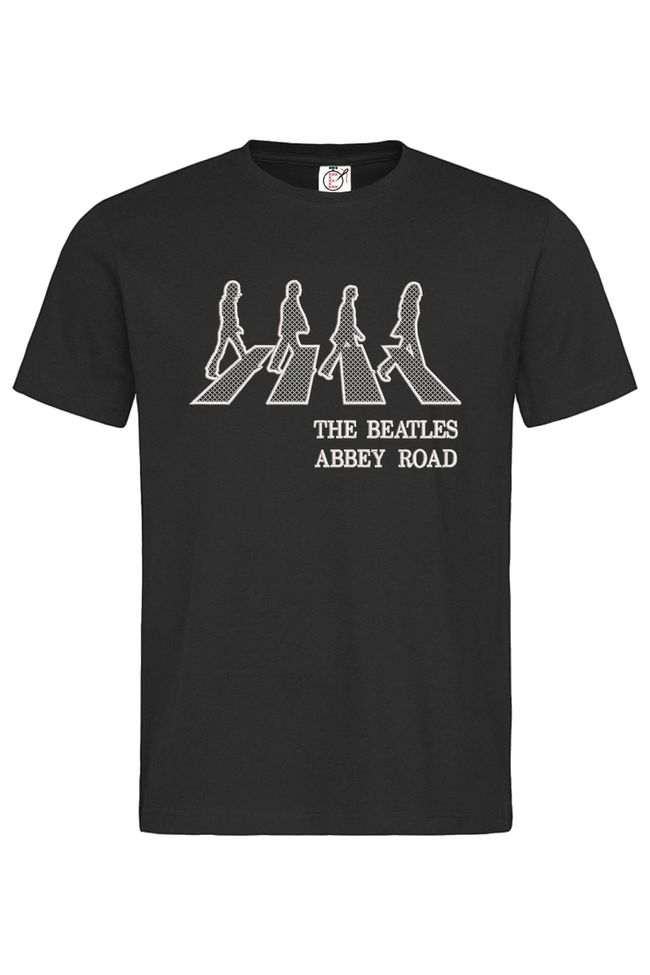 Футболка з вишивкою "Abbey Road, The Beatles es", чоловіча, чорна, M, Embroshop FM001MP-0102 фото