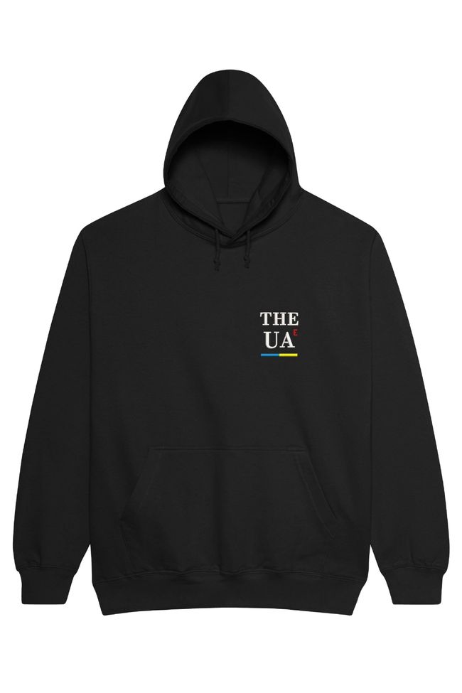 Худі з вишивкою "The UA", чоловіче, чорне, M, Embroshop HU019M-0102 фото