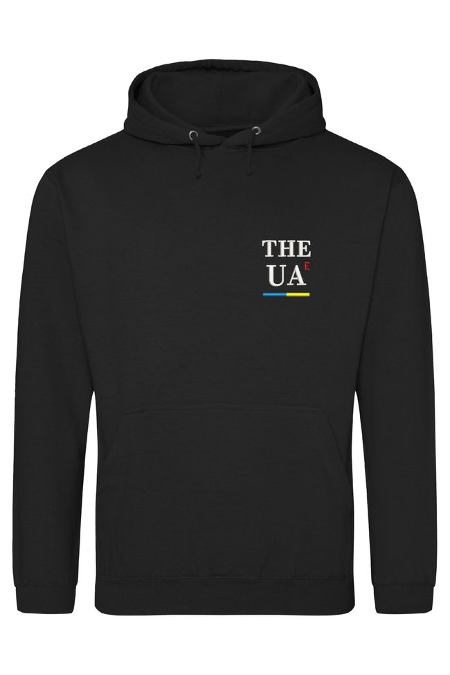 Худі з вишивкою "The UA", чоловіче, чорне, M, Embroshop HU019M-0102 фото