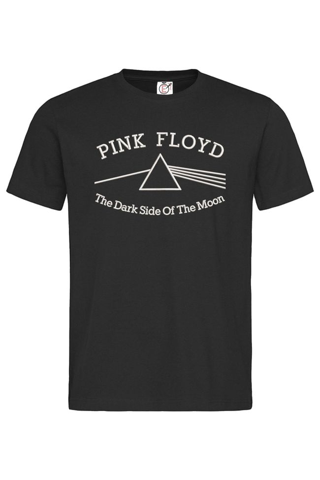 Футболка з вишивкою "The Dark Side Of The Moon, Pink Floyd es", чоловіча, чорна, M, Embroshop FM015MP-0102 фото