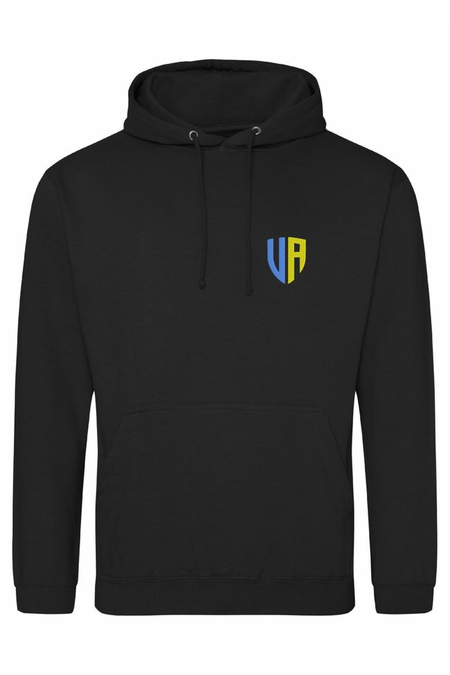 Худі з вишивкою "UA - Україна", чоловіче, чорне, XS, Embroshop HU070MP-0100 фото