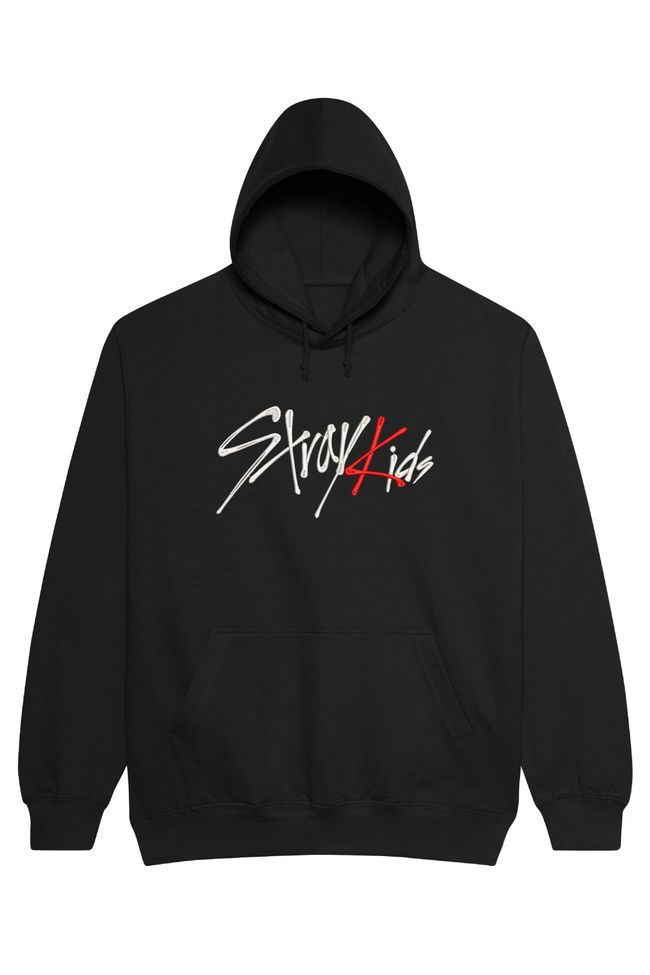 Худі з вишивкою "K-Pop, Stray Kids es", чоловіче, чорне, XS, Embroshop HM004M-0100 фото