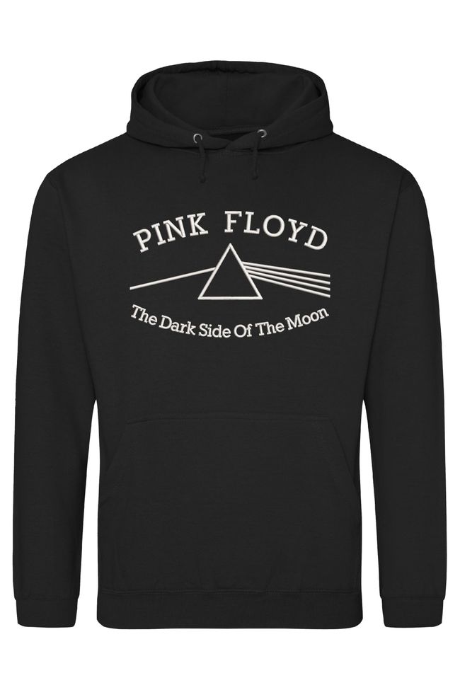 Худі з вишивкою "The Dark Side Of The Moon, Pink Floyd es", чоловіче, чорне, XS, Embroshop HM015M-0100 фото