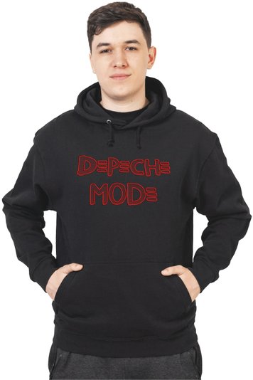 Худі з вишивкою "Playing the Angel, Depeche Mode es", чоловіче, чорне, XS, Embroshop HM019M-0100 фото