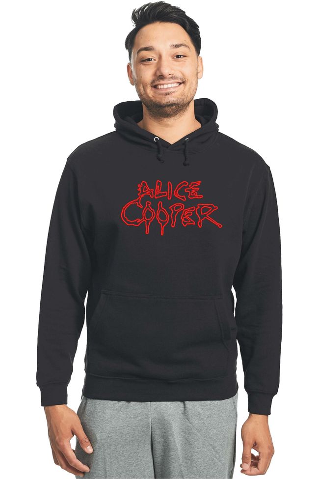 Худі з вишивкою "Alice Cooper es", чоловіче, чорне, XS, Embroshop HM021M-0100 фото