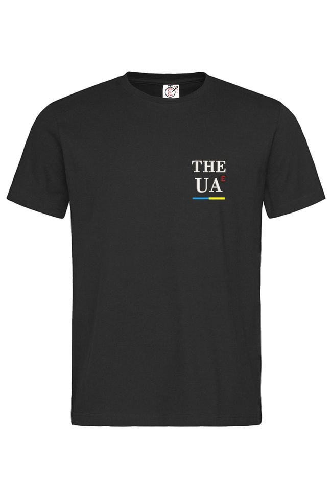 Футболка з вишивкою "The UA", чоловіча, чорна, M, Embroshop FU019MP-0102 фото