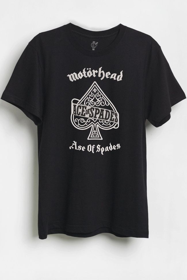 Футболка з вишивкою "Ace of Spades, Motörhead es", чоловіча, чорна, M, Embroshop mu074m-f113 фото