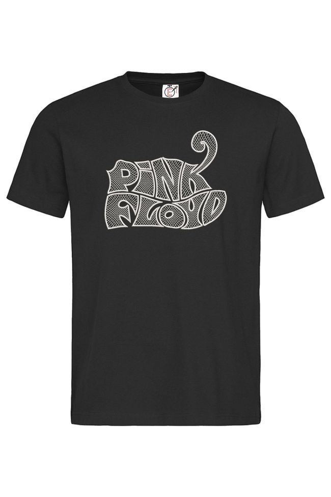 Футболка з вишивкою "Pink Floyd es", чоловіча, чорна, M, Embroshop FM003MP-0102 фото