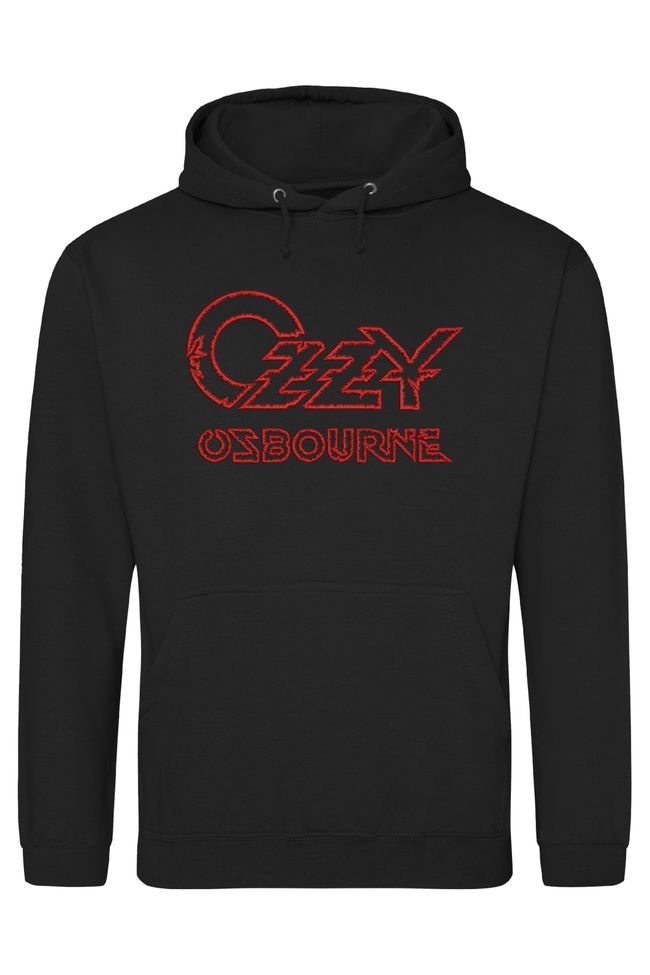 Худі з вишивкою "Ozzy Osbourne es", чоловіче, чорне, XS, Embroshop HM018M-0100 фото