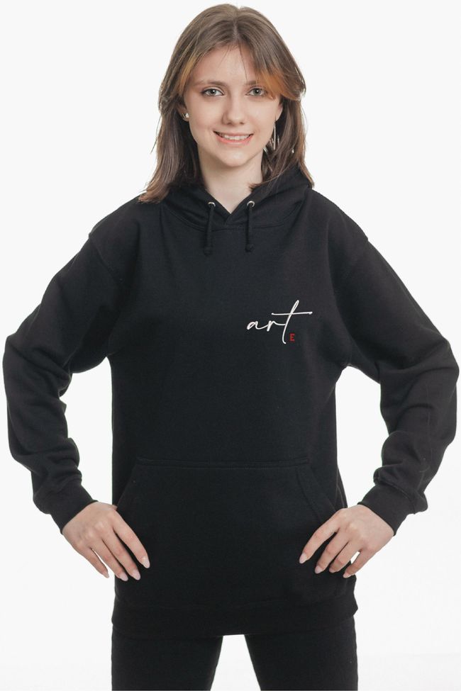 Худі з вишивкою "Art", жіноче, чорне, XS, Embroshop HFU001-0100 фото