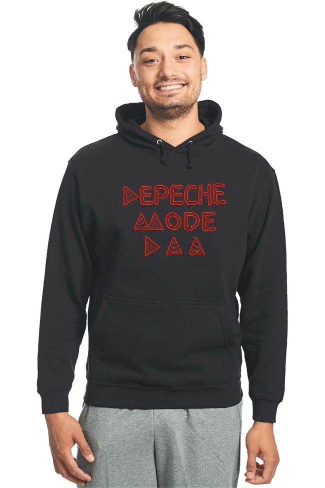 Худі з вишивкою "Delta Machine, Depeche Mode es", чоловіче, чорне, XS, Embroshop HM002M-0100 фото