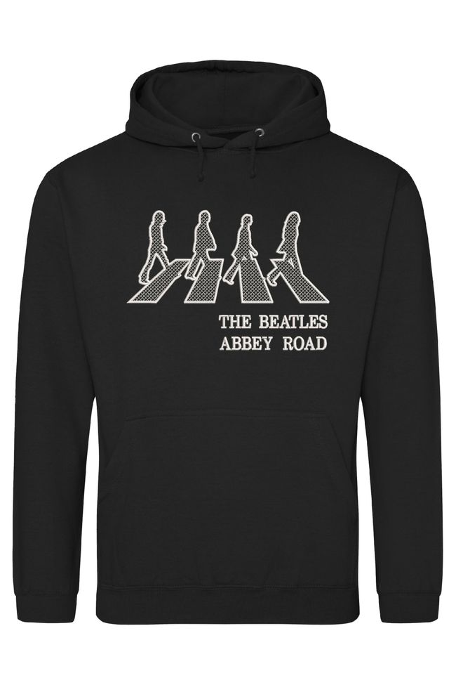 Худі з вишивкою "Abbey Road, The Beatles es", чоловіче, чорне, XS, Embroshop HM001M-0100 фото