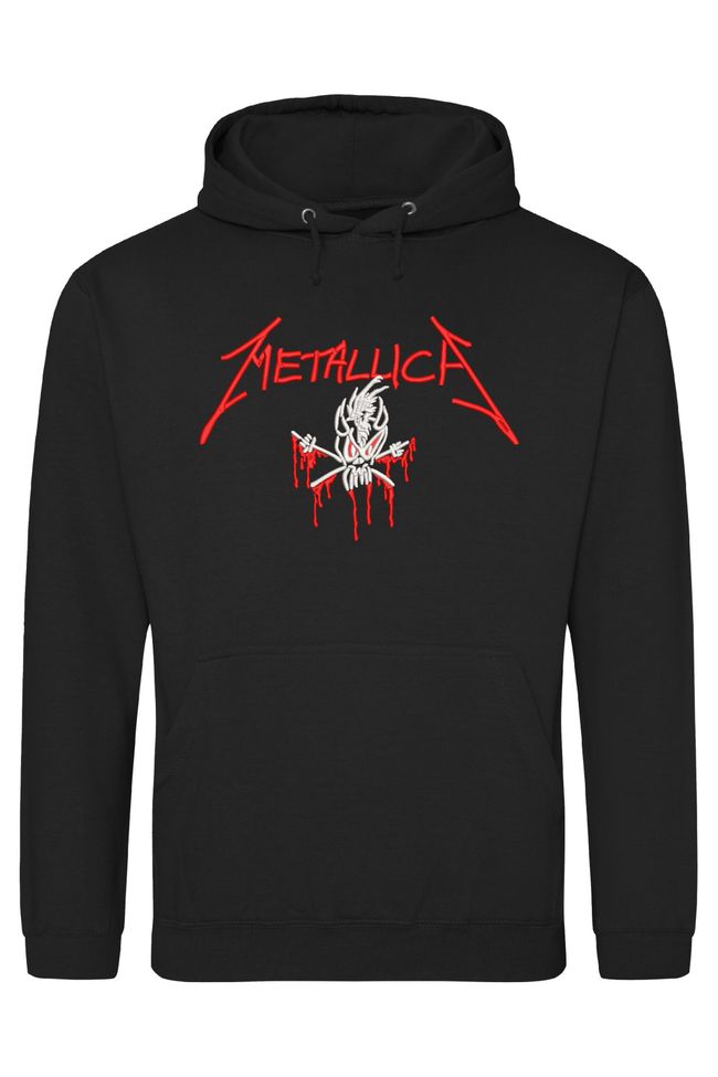 Худі з вишивкою "Scary Guy, Metallica es", чоловіче, чорне, XS, Embroshop HM016M-0100 фото