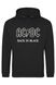 Худі з вишивкою "Back in Black, AC/DC es", чоловіче, чорне, XS, Embroshop HM009M-0100 фото 3