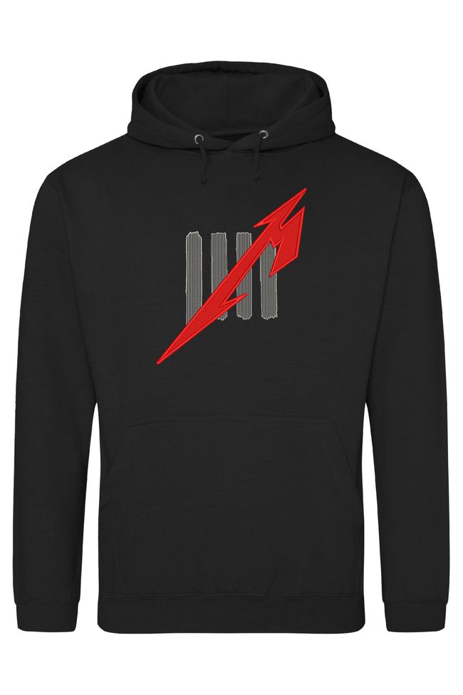 Худі з вишивкою "Fifth Member, Metallica es", чоловіче, чорне, XS, Embroshop HM007M-0100 фото